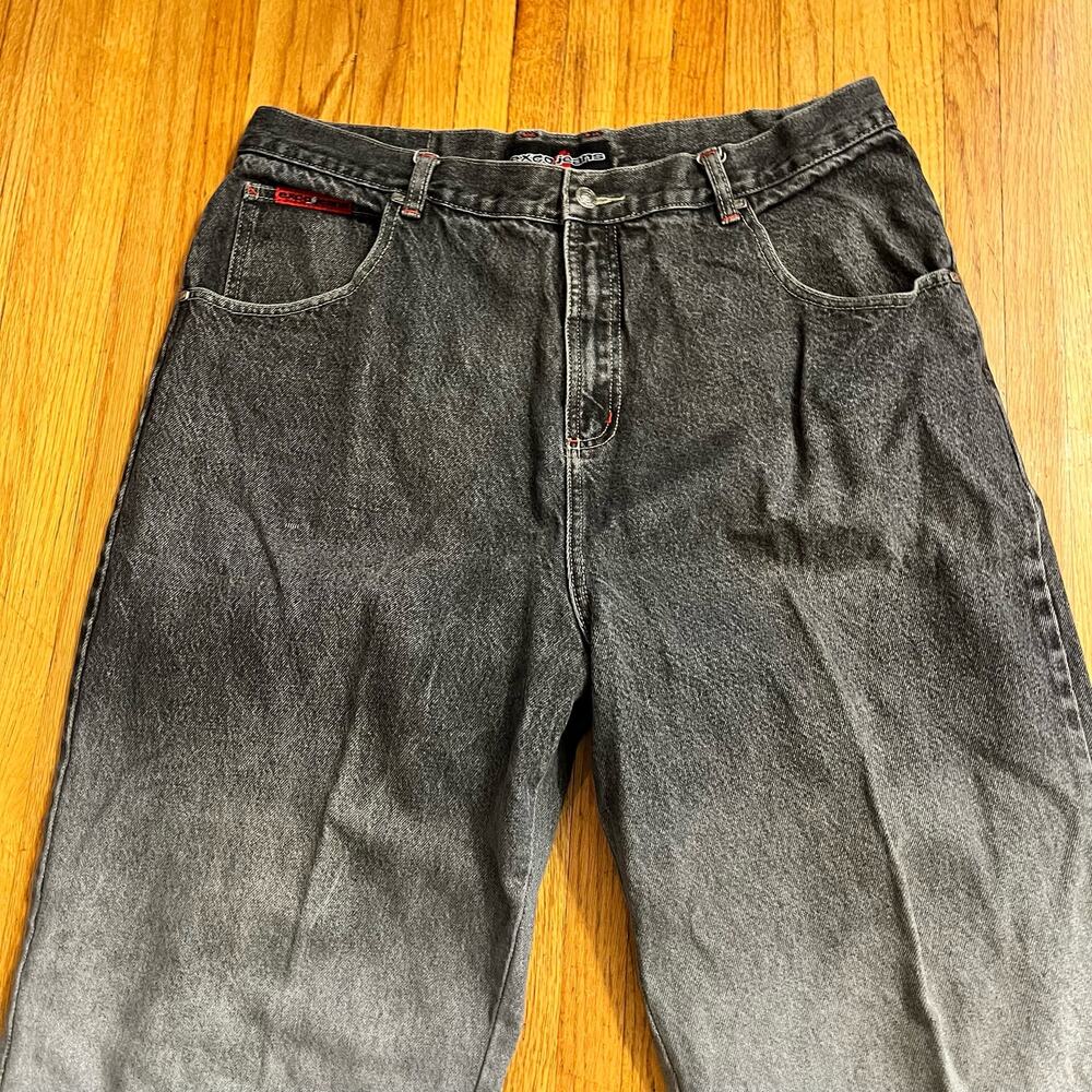 Vintage EXCO Baggy Fit Jean Mens 38 X32 Skater Straight Wide Leg Y2K Rave Grunge - Picture 2 of 10